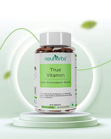 Neuherbs Daily Vitamin Supplement Combo- Multivitamin with zinc, Iodine ...