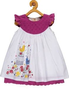 YOUNG BIRDS Baby Girls Midi/Knee Length Casual Dress Price in India ...