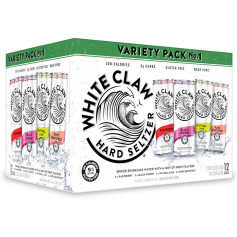 Buy White Claw Hard Seltzer Variety Pack - 12pk12 fl oz Slim Cans ...