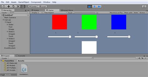 Slider Unity C 的图像结果