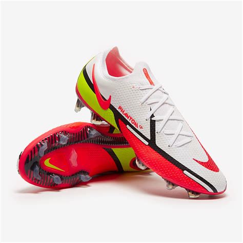 Nike Phantom GT II Elite FG - White/Bright Crimson/Volt-Black - Mens ...