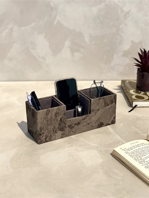 Indo Mocha Desk Organizer – Mason Home