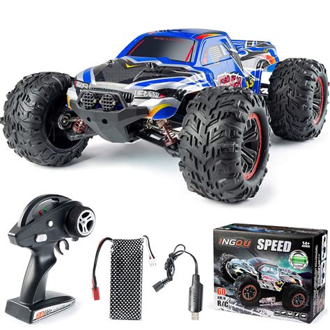 INGQU 1:12 Scale High Speed 60km/h 4WD Off-Road RC Car 2.4Ghz Brushless ...