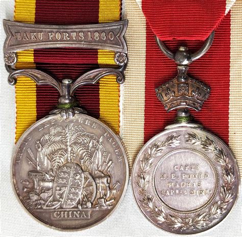 At Auction: 1860 – 1868 Second China War and Abyssinia medal group to ...