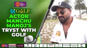 Actor Manchu Manoj Exploring His New Found Interest In Golf