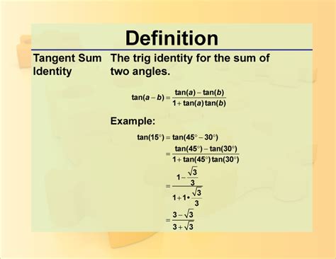 Image result for Tangent Function Identity