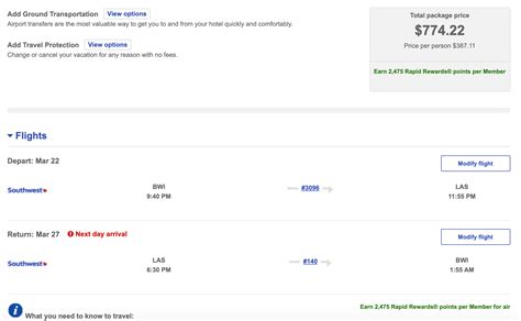 Southwest Vacations Packages To Vegas - Now At A Discount - LVA Travel