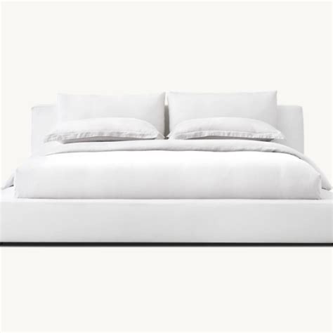 Cloud Bed Restoration Hardware Ultra Bed Frame L White, All Cushioned