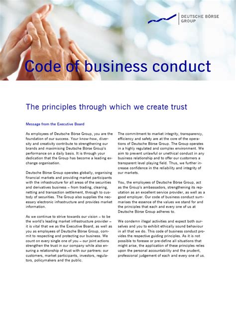 Code of Business Conduct 的图像结果