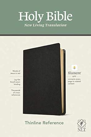 NLT Thinline Reference Bible, Filament Enabled Edition (Red Letter ...
