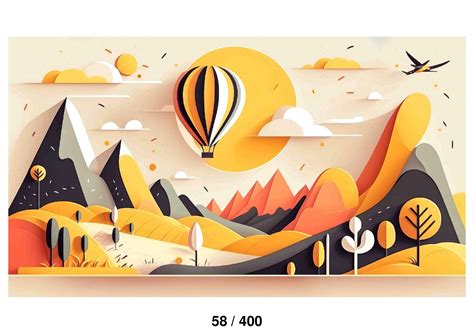 Cartoon Background With Mountain Backdrop – Poko baby props