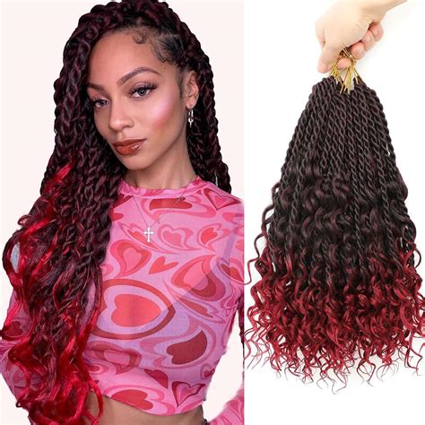 ROMUNS Senegalese Twist Crochet Hair - 8 Packs Boho Island India | Ubuy