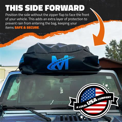 Mockins 80in x 40in x 19in, 35 Cu ft Waterproof Rooftop Cargo Carrier Bag