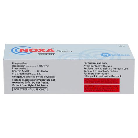 Noxa Cream | Uses, Side Effects, Price | Apollo Pharmacy