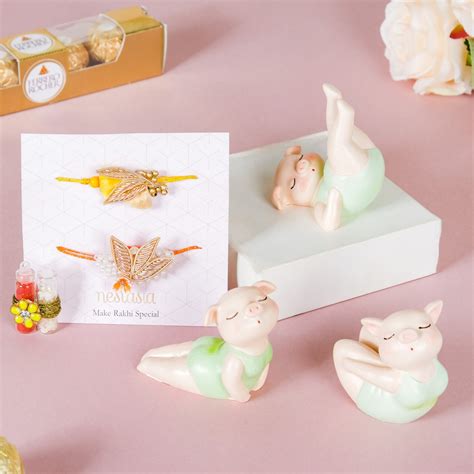 Rakhi Gifts - Buy Yoga Gifts For Rakhi Online | Nestasia