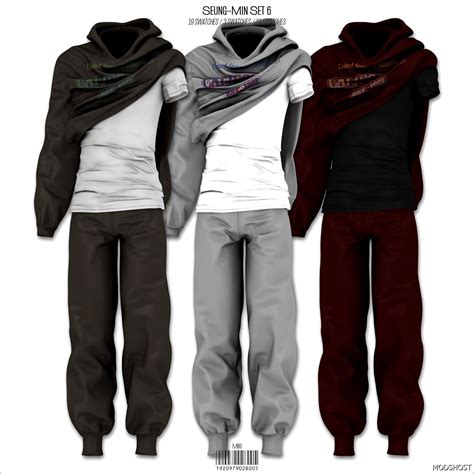 Men’s Suit – Miro – Seung MIN SET 6 Sims 4 Clothing Mod - ModsHost