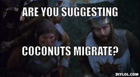 Monty Python Swallow 的图像结果