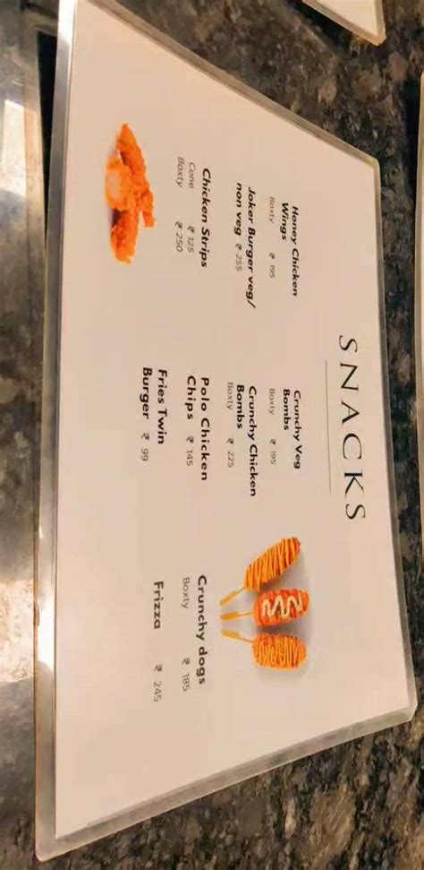 Menu at BFF Best Fresh Fries, Hyderabad