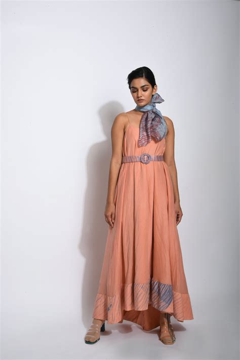 Brown Textured Maxi Dress – Kamakhyaa