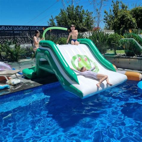 Image result for Inflatable Pool Slides