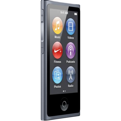Apple 16GB iPod nano (Slate, 7th Generation) MD481LL/A B&H Photo