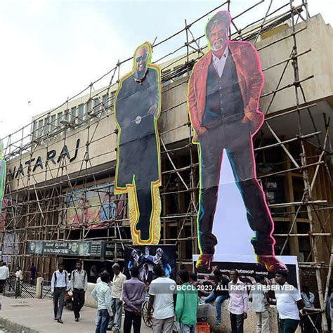 Rajnikanth fans decorate the city of Bengaluru with huge posters of ...