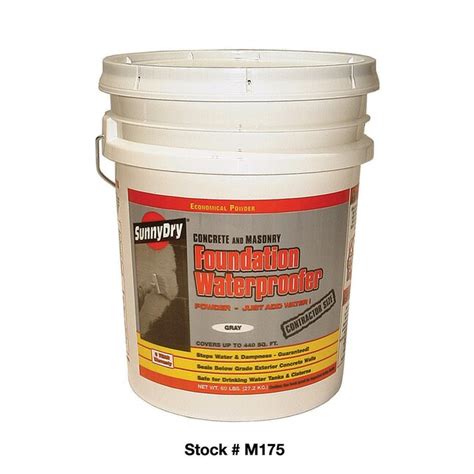 Sunny Dry 60 Lb. Powder Foundation Waterproofer, Gray at Lowes.com