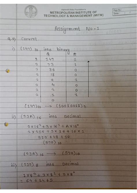 Dlca assignment 1 - Jayawanti Babu Page No.: METROPOLITAN INSTITUTE OF ...