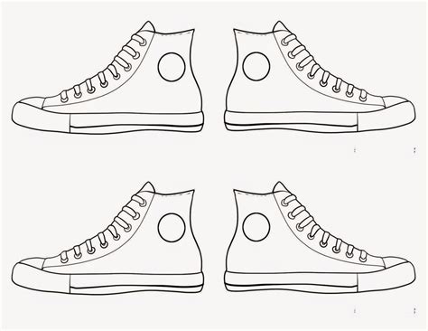 Printable Sneaker Template