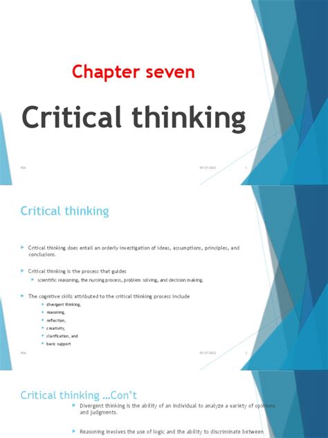 Image result for Critical Thinking Basic Principles of Seven Types