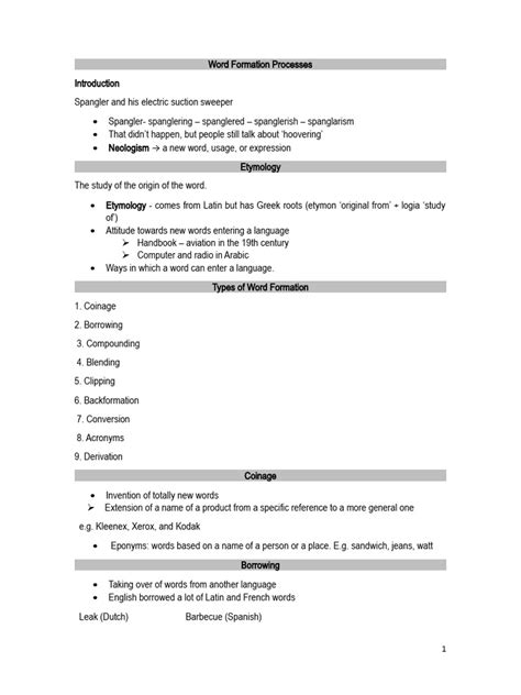 Word Formation Process Exercise 的图像结果