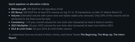 Check your Jupiter Airdrop allocation - Here: https://airdr ...