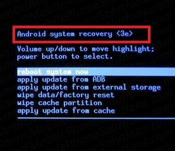 Android System Recovery 3E 的图像结果