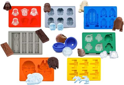 Buy INKU Star wars silicone mold set Star wars ice and chocolate cubes ...