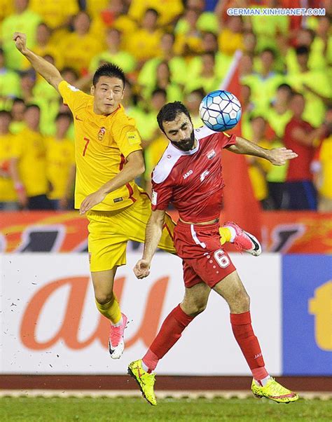 Qualifikation der Gruppe A für WM: China gegen Syrien 2:2 - Xinhua ...