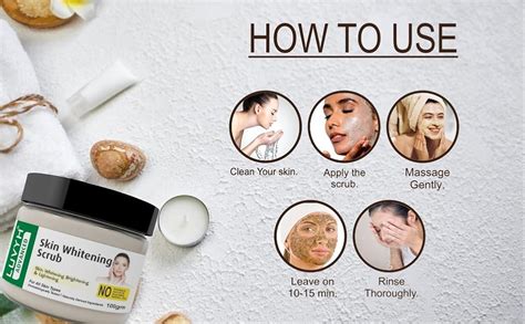 Buy Luvyh Skin Whitening Face Scrub for Bright Smooth, Moisturizing ...