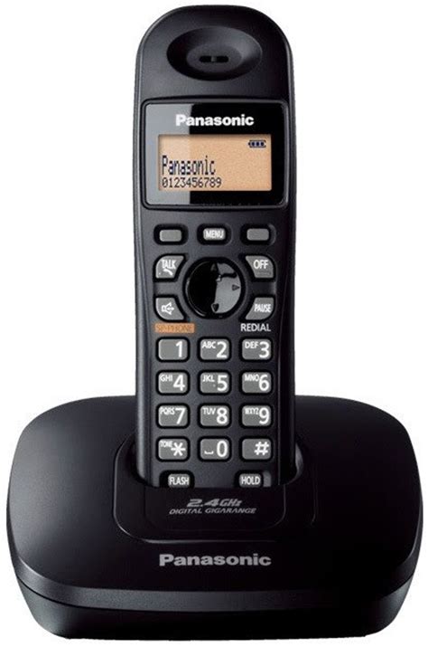 Panasonic KX-TG3611SXB Cordless Landline Phone Price in India - Buy ...
