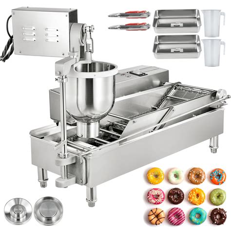 VEVOR Commercial Automatic Donut Making Machine 2 Rows Auto Doughnut ...