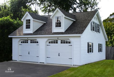 2 Car Garage | Prefabricated Garage | Homestead Structures