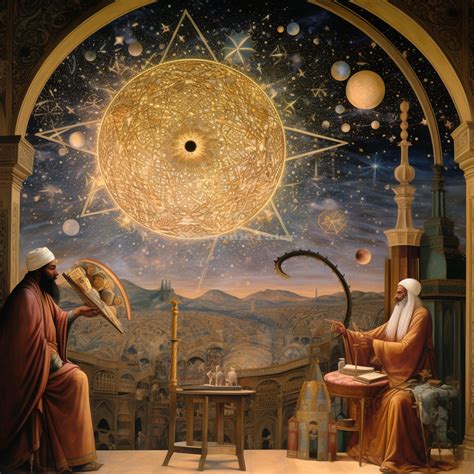 Muslim scholars.. An expressive painting | Islamic paintings, Islamic ...