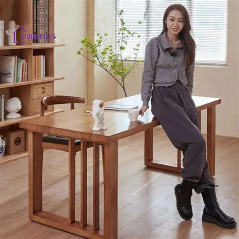 Liza Solid Wood Study Table for Students – LivIn Styles