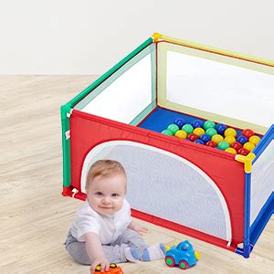 Buy Amazon Brand - Jam & Honey Square Ball Pool Play Tent (with 50 ...