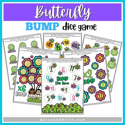 Roll and Color Numbers | Printable Dice Game for Kids