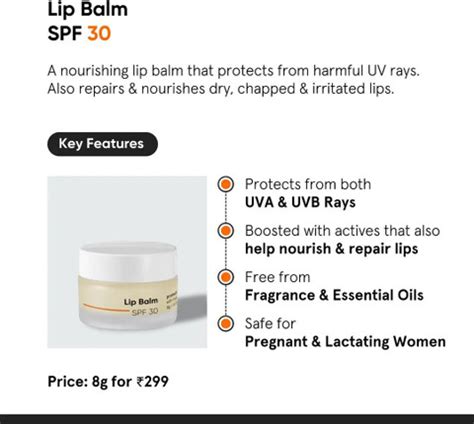 Minimalist SPF 30 Lip Balm With Ceramides & Hyaluronic Acid | Lip ...