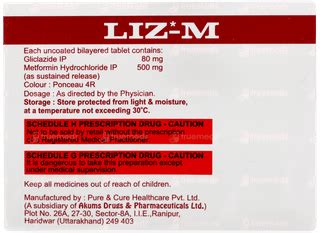 Liz M Tablet 10: Uses, Side Effects, Price & Substitutes
