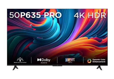 TCL 50P635 Pro Specifications