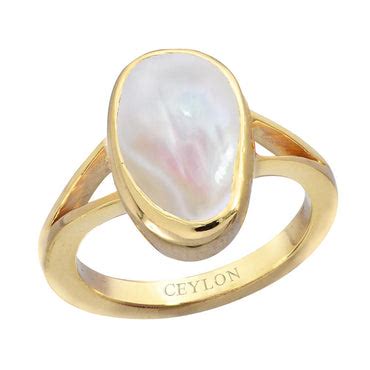 Buy Natural & Certified South Sea Pearl Moti Gemstone Rings – CLARA