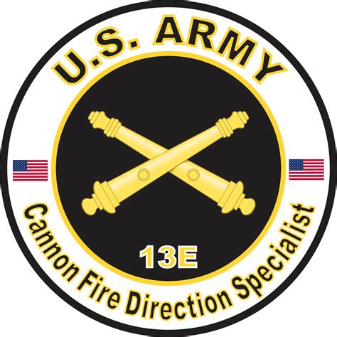 3.8 Inch U.S. Army MOS 13E Cannon Fire Direction Specialist - Walmart.com