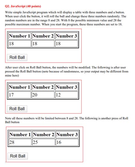 Simple JavaScript Program in HTML 的图像结果