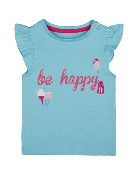 Buy Girls Half sleeve Round neck tee- Multicolored Online at Best Price ...